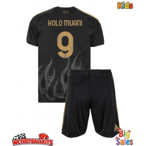 Juventus Randal Kolo Muani #9 Replica Third Stadium Kit for Kids 2026-27 Short Sleeve (+ pants)